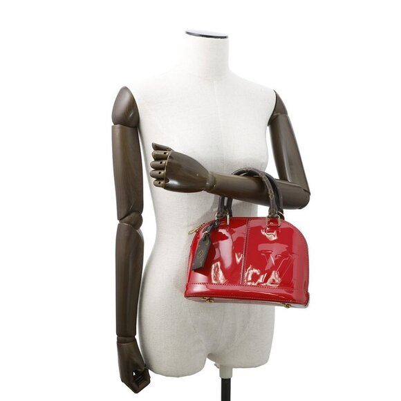 LOUIS VUITTON Alma Size BB Monogram Vernis Leather scarlet M52498 - Picture 3 of 16